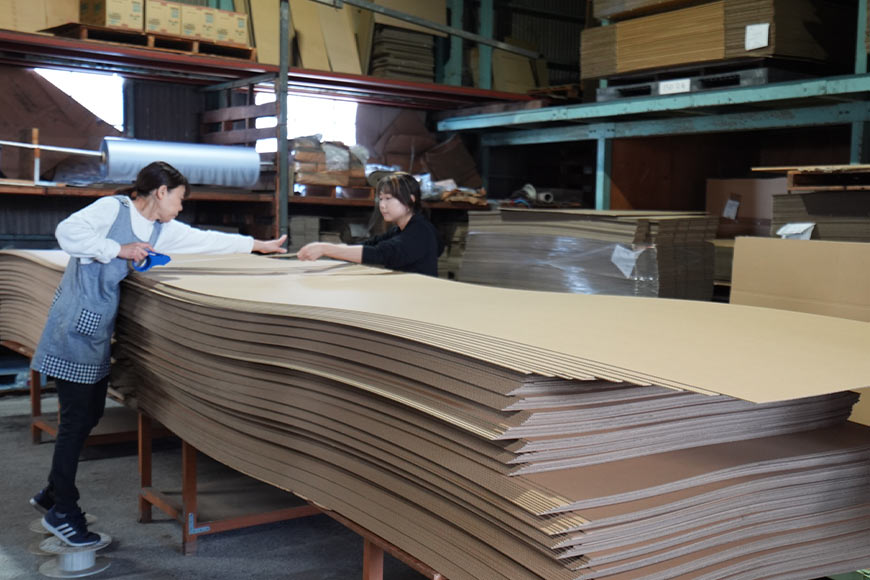 大型製品の梱包